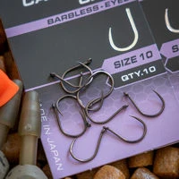 Matrix X9 Carp Wide Gape Barbless Eyed Hooks